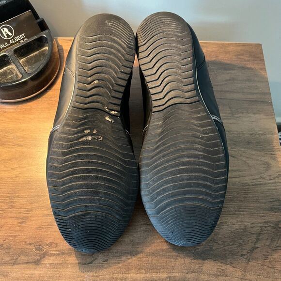 Versace Collection Men’s Black Leather Mesh Low Top Sneakers EU 42 Made In Turke main image 8